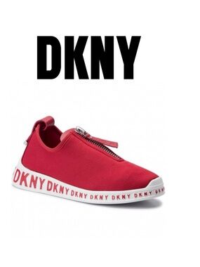DKNY Red Sneakers Tennis Shoes